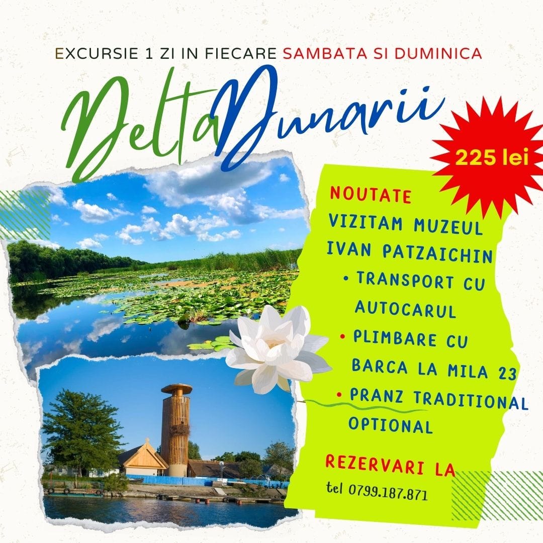 Excursie  in Delta Dunarii 16.06.2024